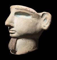 A Phoenician Faience Head