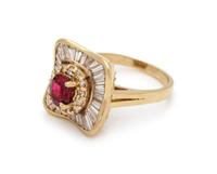 RUBY AND DIAMOND RING