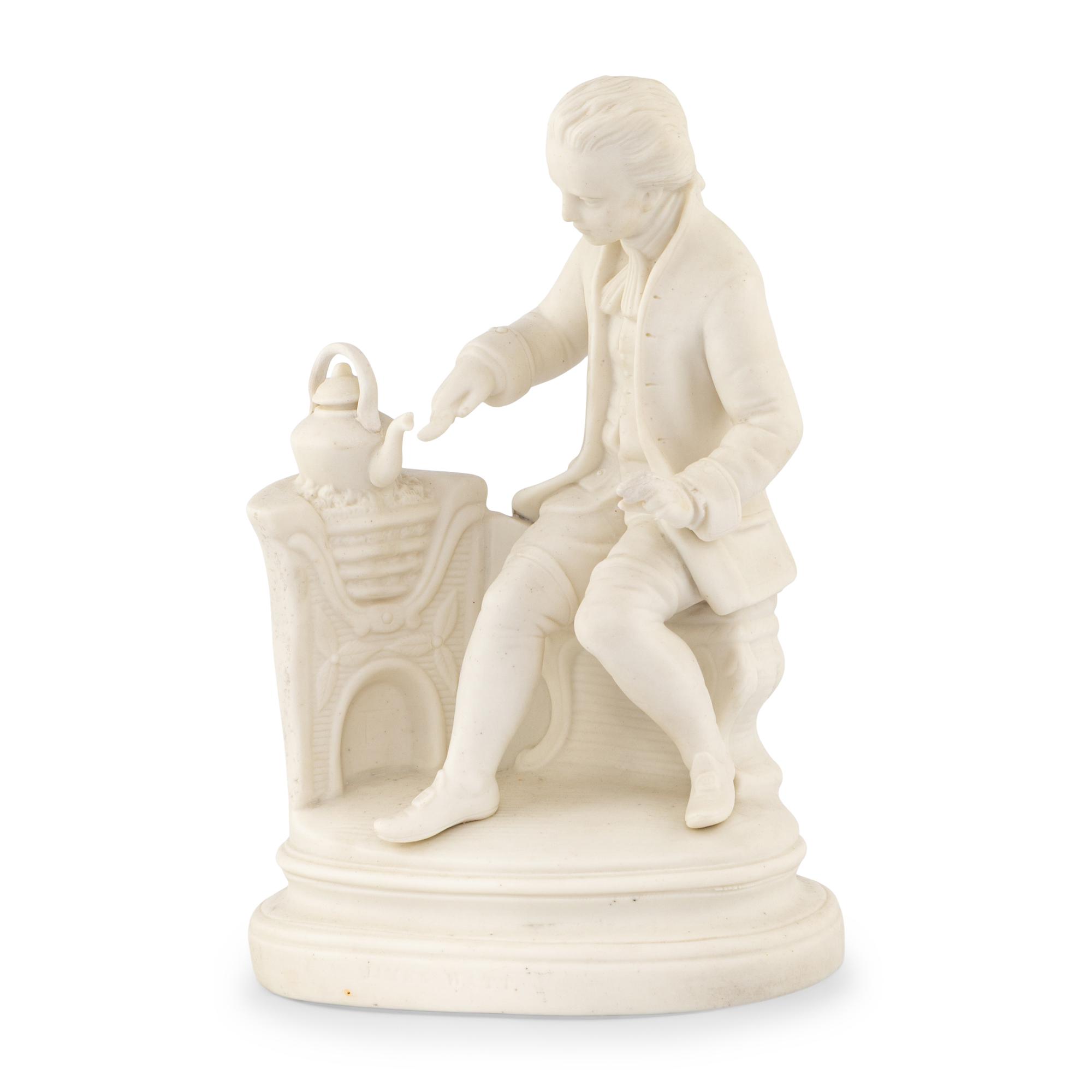 An English Parianware Figure of James Watt
