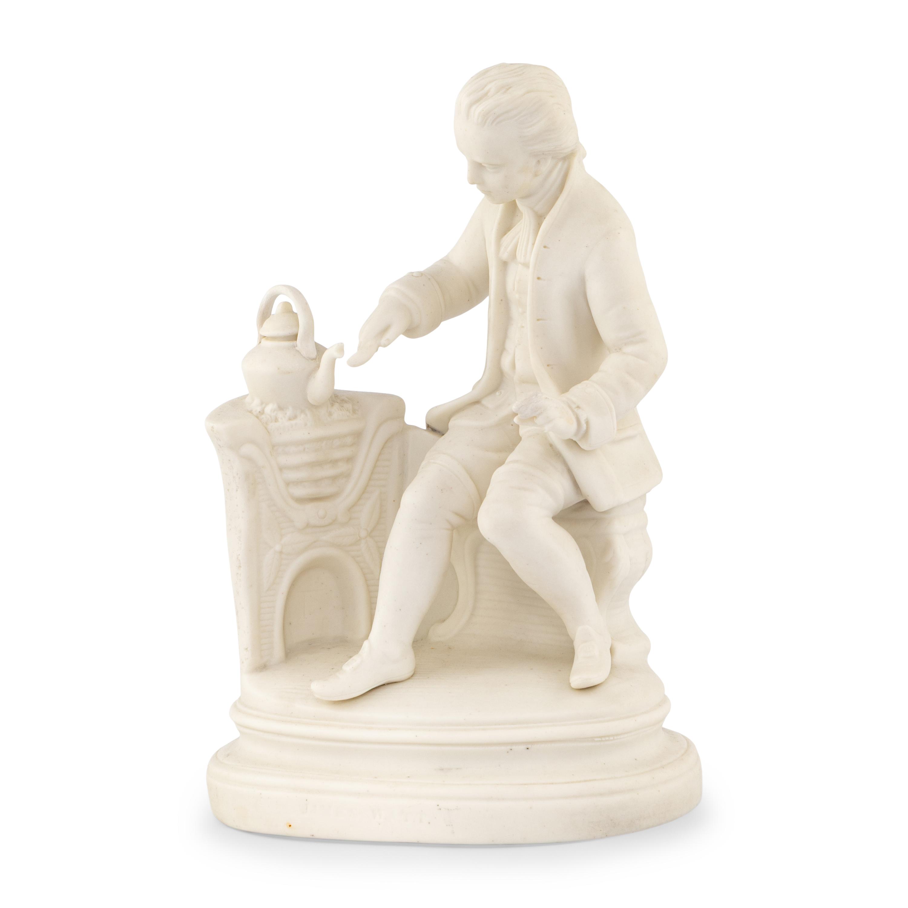 An English Parianware Figure of James Watt