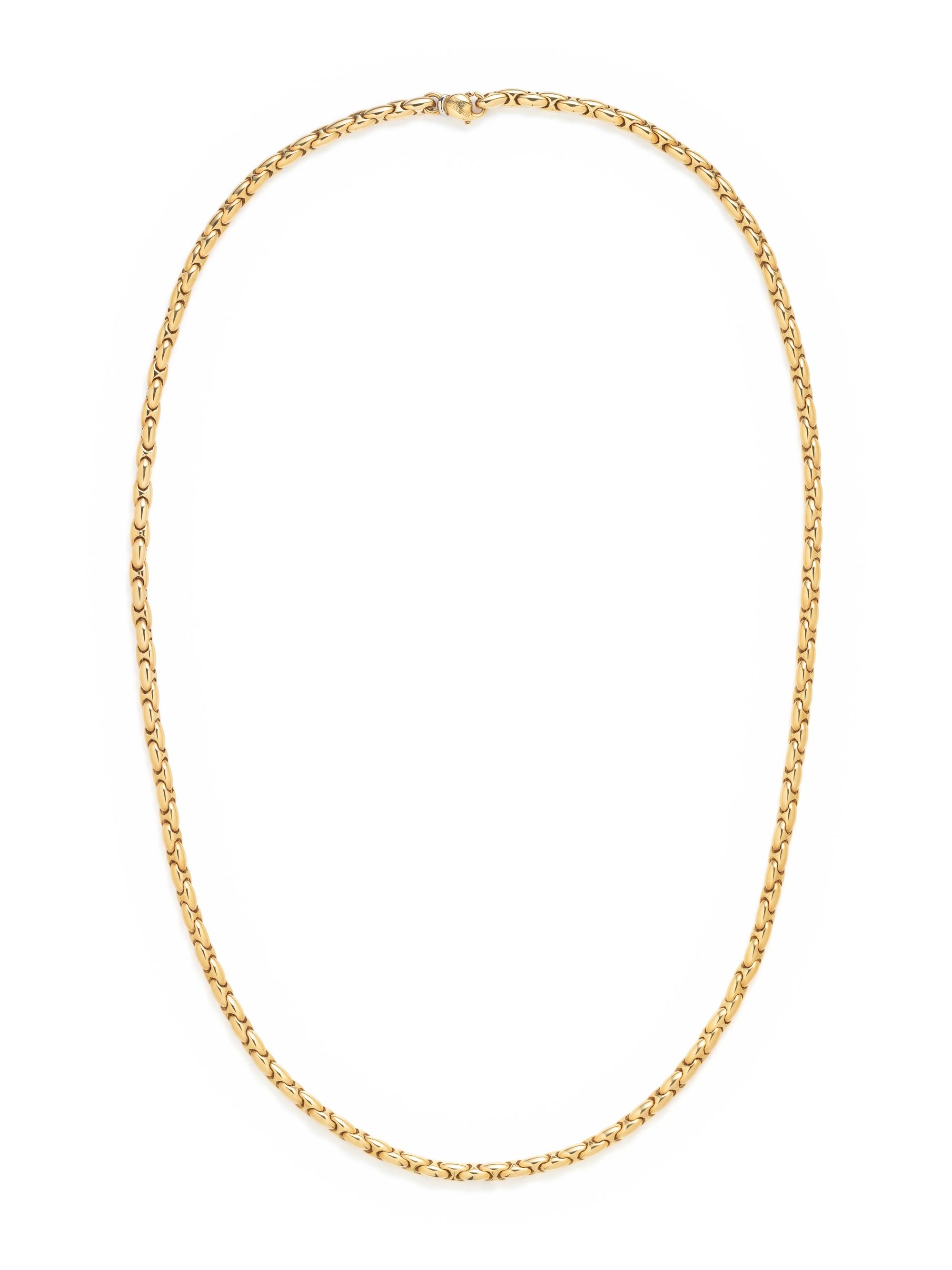 CHIMENTO, YELLOW GOLD NECKLACE