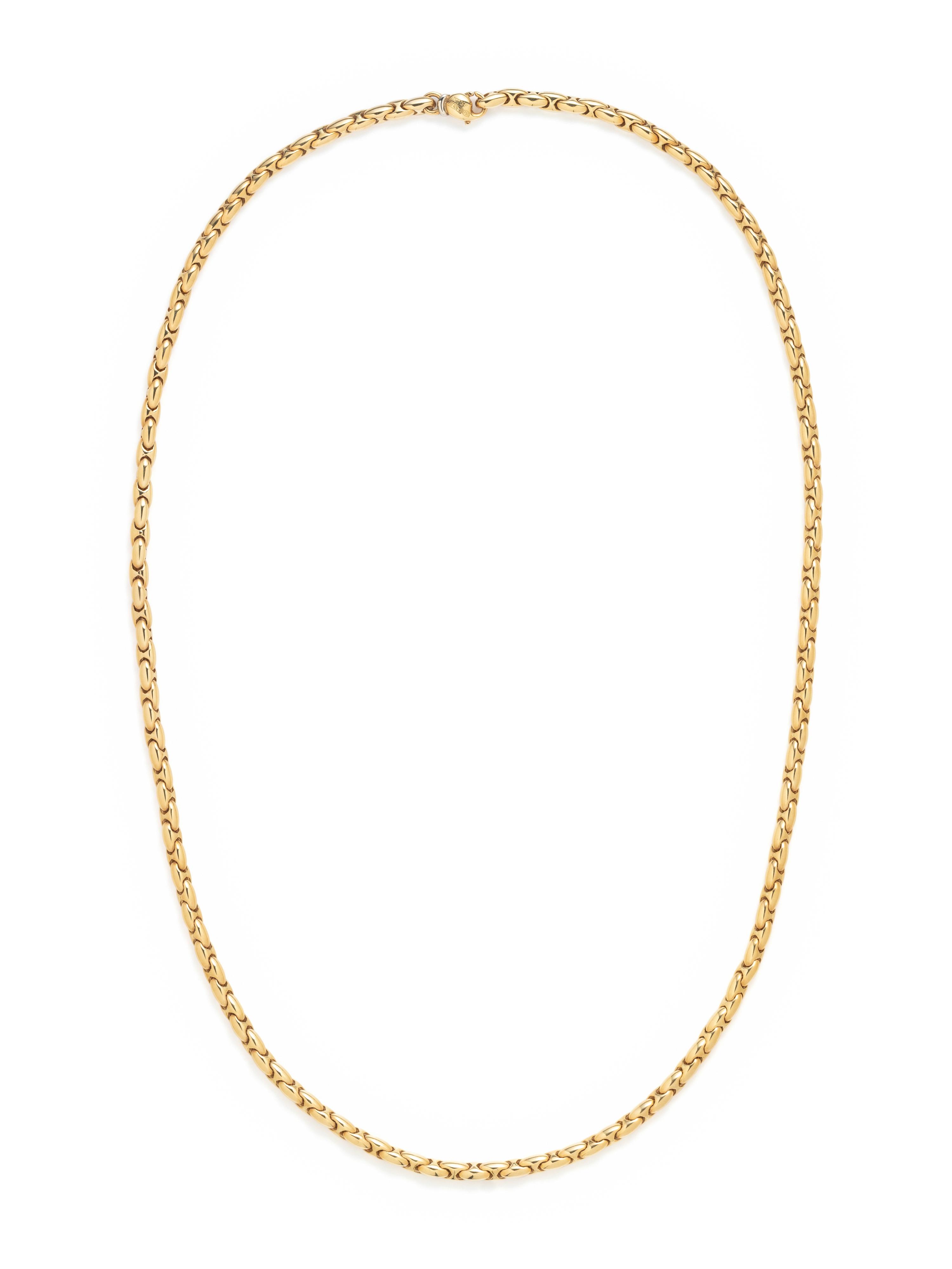 CHIMENTO, YELLOW GOLD NECKLACE