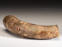 Early Spanish Colonial Milk Horn