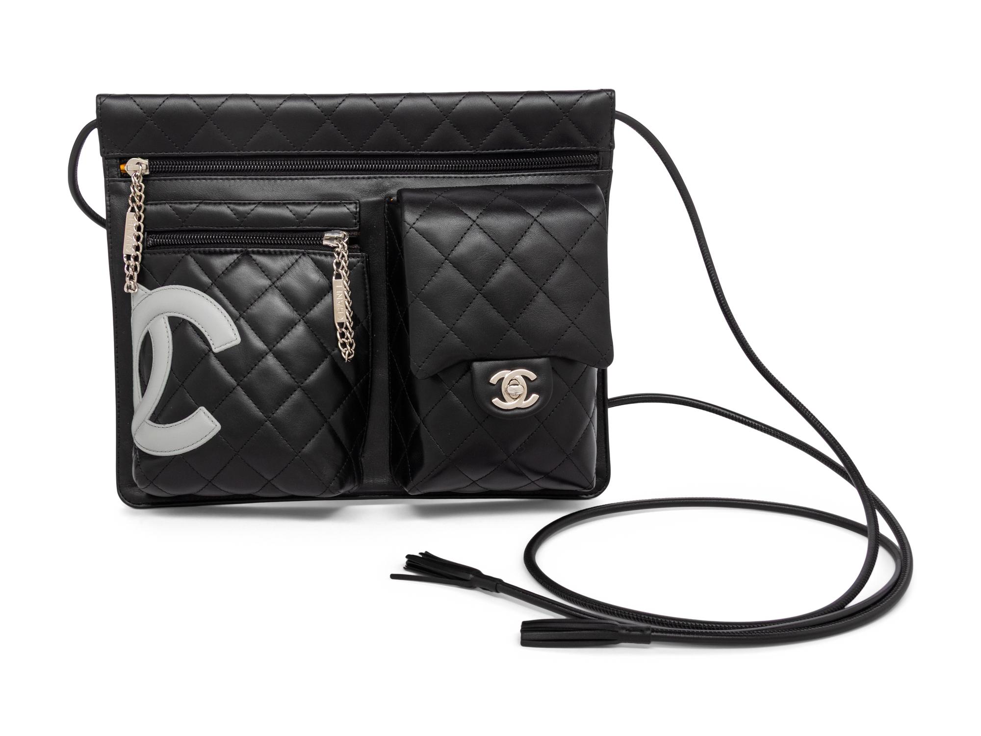 CHANEL, LINGE CAMBON CROSSBODY BAG