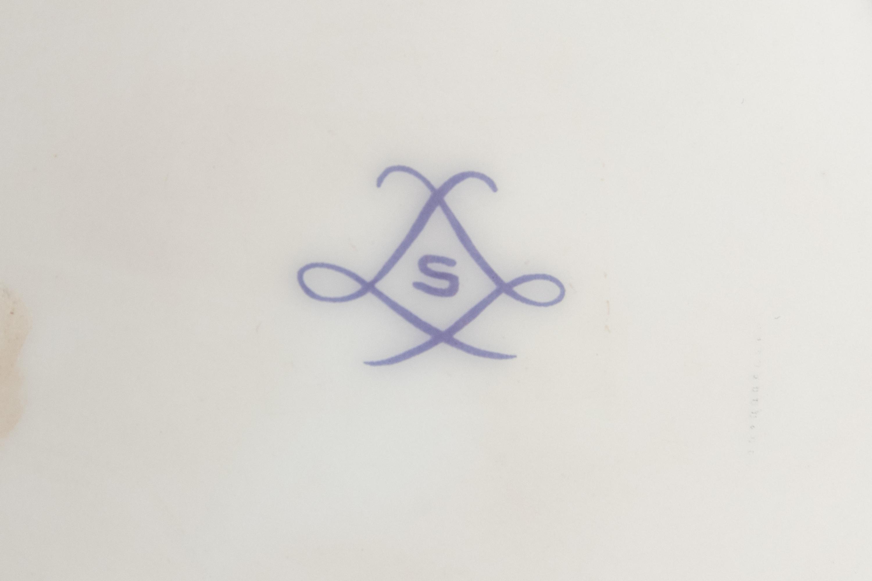 Three Sèvres Style Porcelain Plates