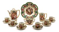 A Czechoslovakian Porcelain Tea Service Width of bowl 10 inches. — Karlsbad