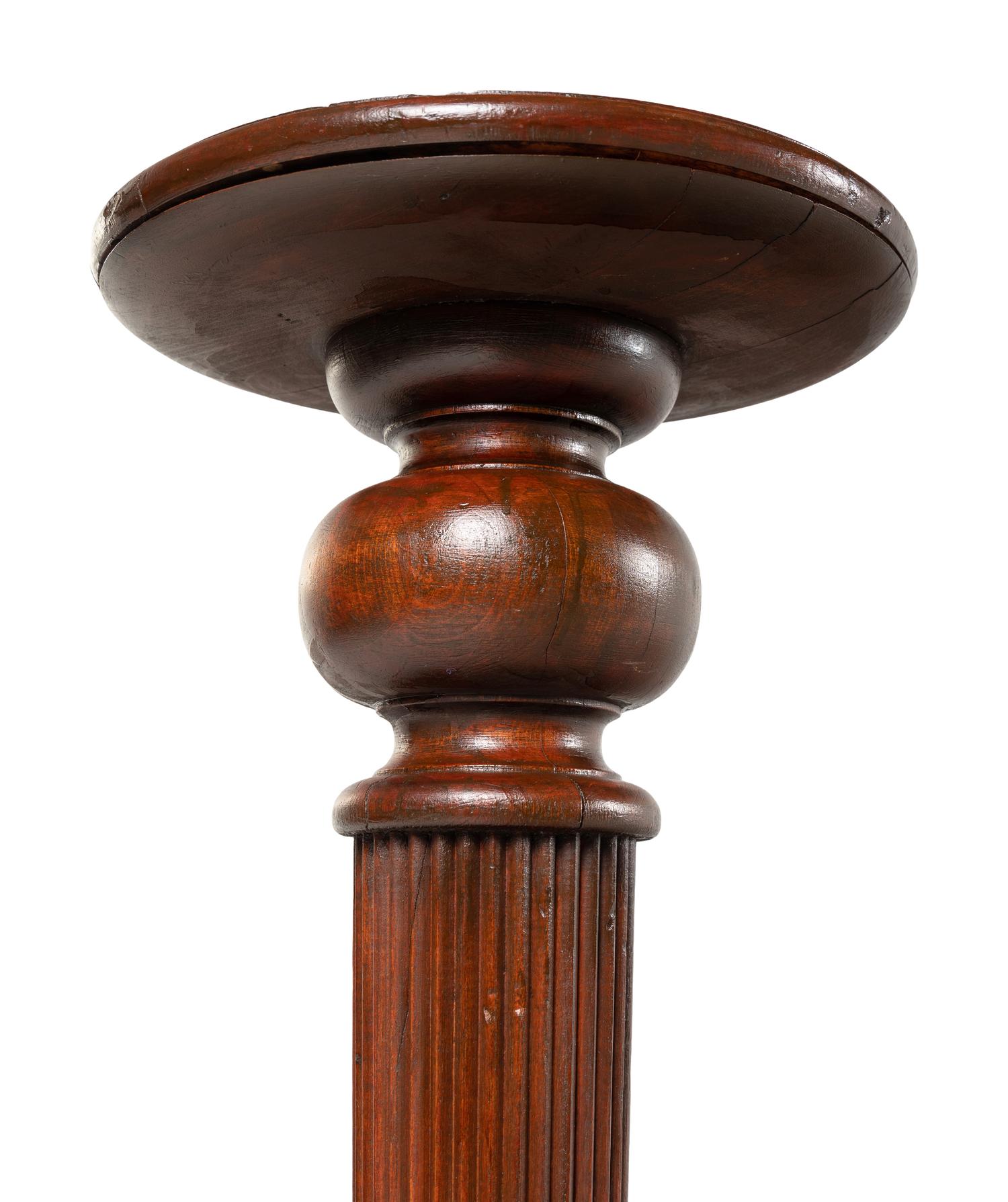 A Mahogany Pedestal