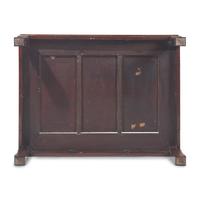 A Large Chinese Hardwood, Possibly Huanghuali, Low Table, Late Qing-Republic Period — 晚清-民國 硬木四方矮桌