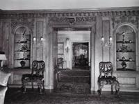 An English Oak Linenfold-Carved Paneled Room