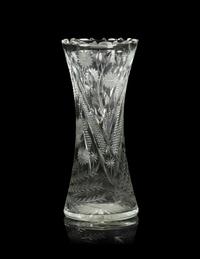 Three Cut Glass Vases
