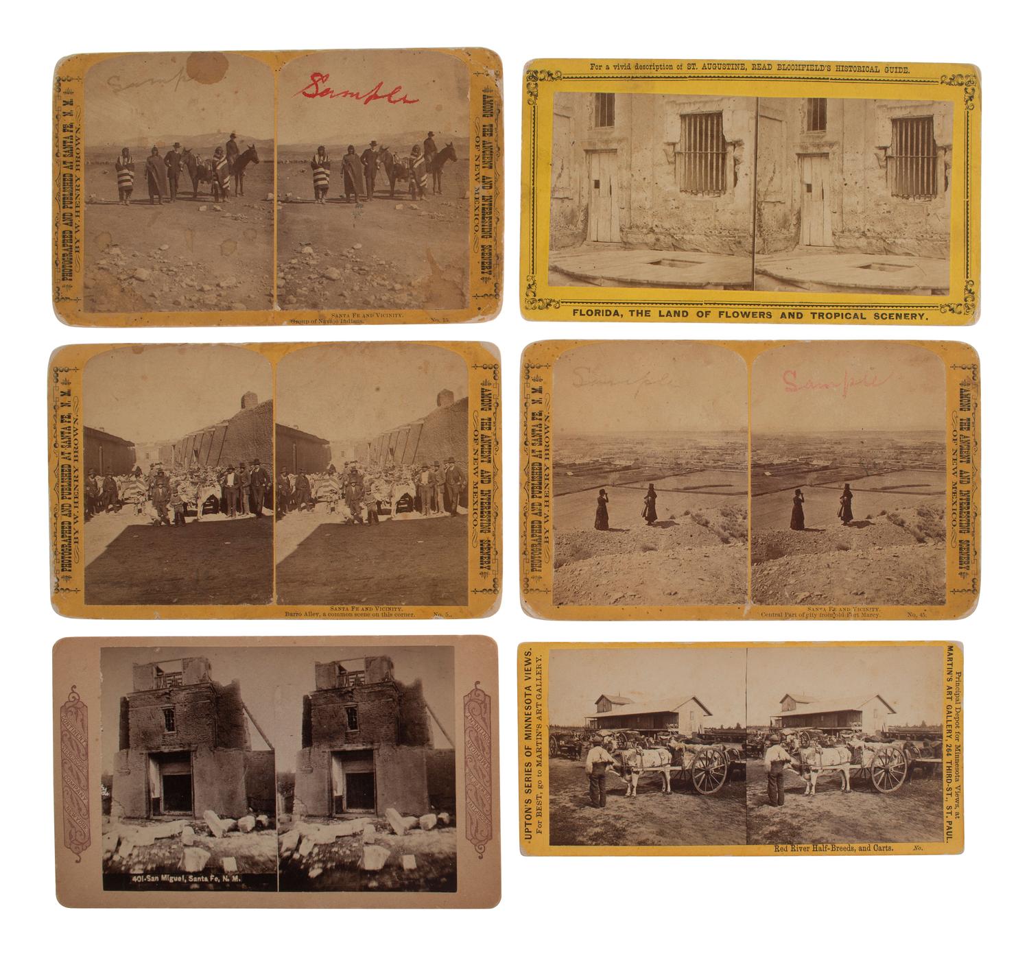 [NATIVE AMERICANS-WESTERN AMERICANA]. 22 photos, mostly New Mexico, incl. native subjects & Santa Fe