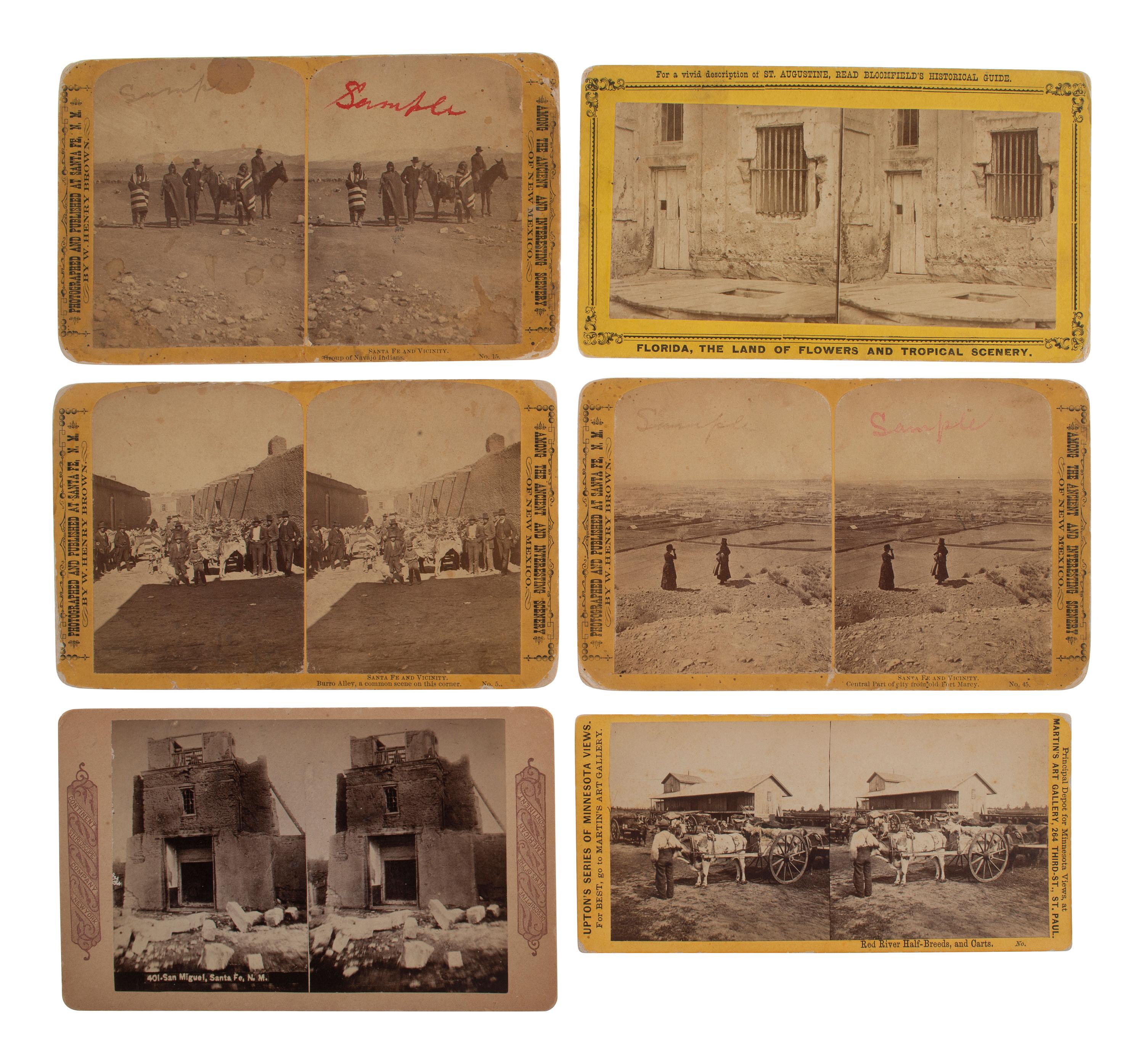 [NATIVE AMERICANS-WESTERN AMERICANA]. 22 photos, mostly New Mexico, incl. native subjects & Santa Fe
