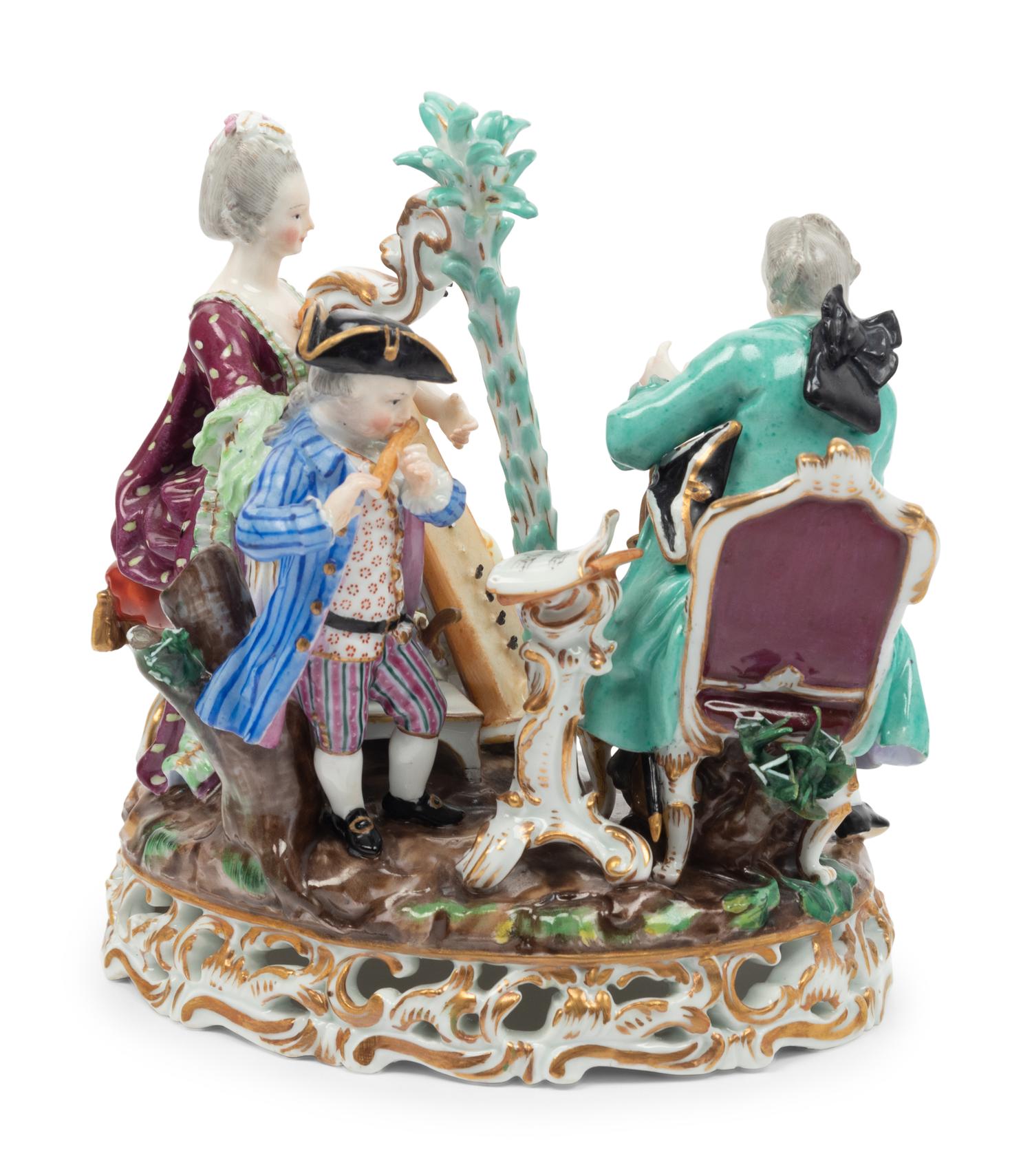 A Meissen Porcelain Figural Group