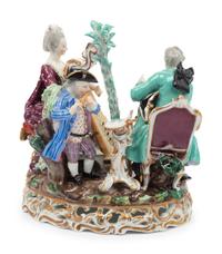 A Meissen Porcelain Figural Group