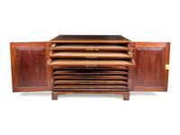 A George III Style Mahogany Map Cabinet