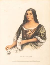 Four Hand-Colored Lithographs by McKenney and Hall