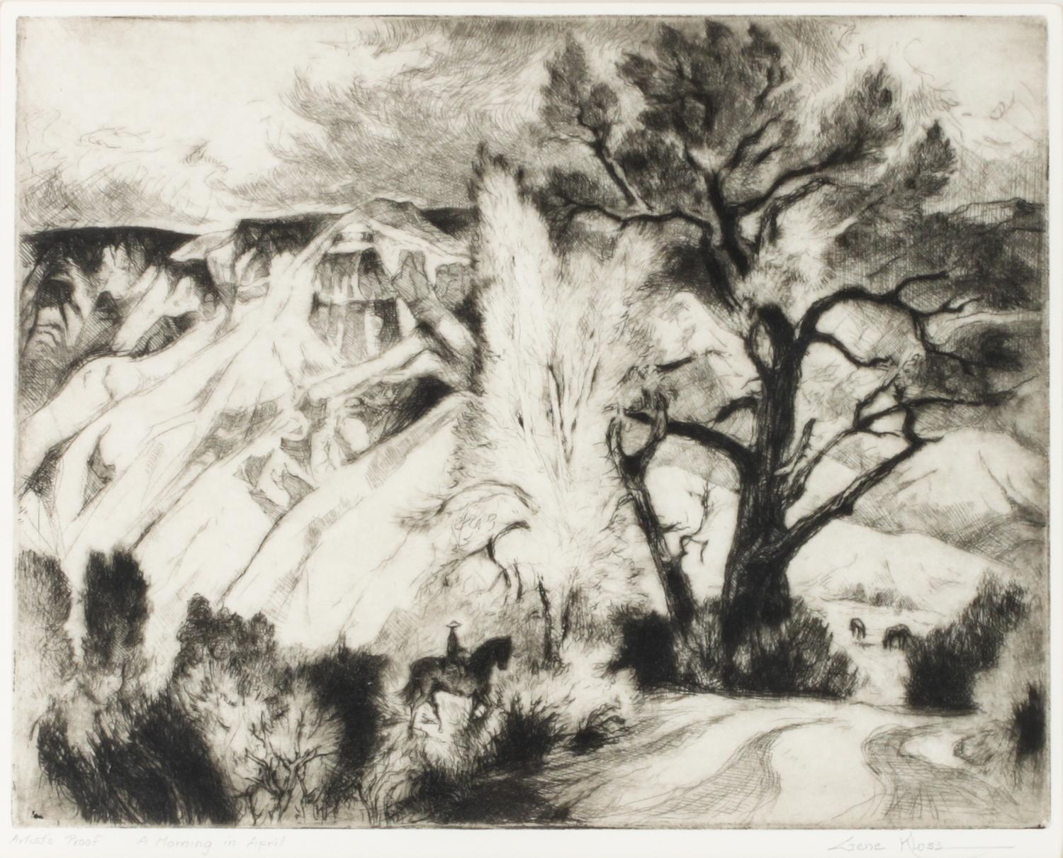 Gene Kloss, (American, 1903-1996), A Morning in April