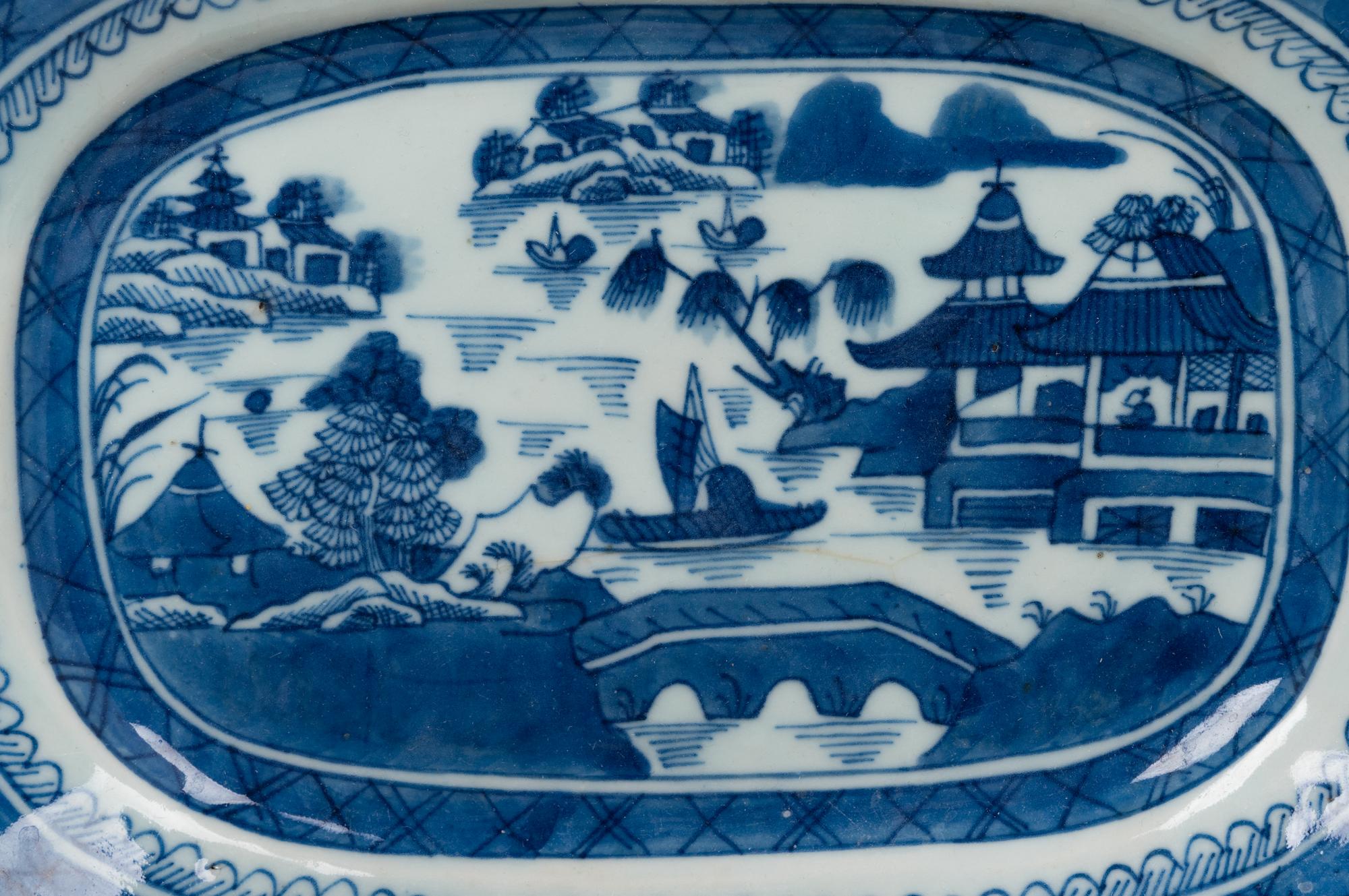 A Collection of Chinese Export Blue and White Porcelain