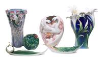 An Assortment of Franz Porcelain Articles Height of tallest 19 inches. — 21ST CENTURY