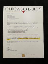 A 1996-97 Chicago Bulls NBA Champions Team Signed Autograph Basketball (Bulls Letter and Beckett Authentication Services Letter BAS Certified),