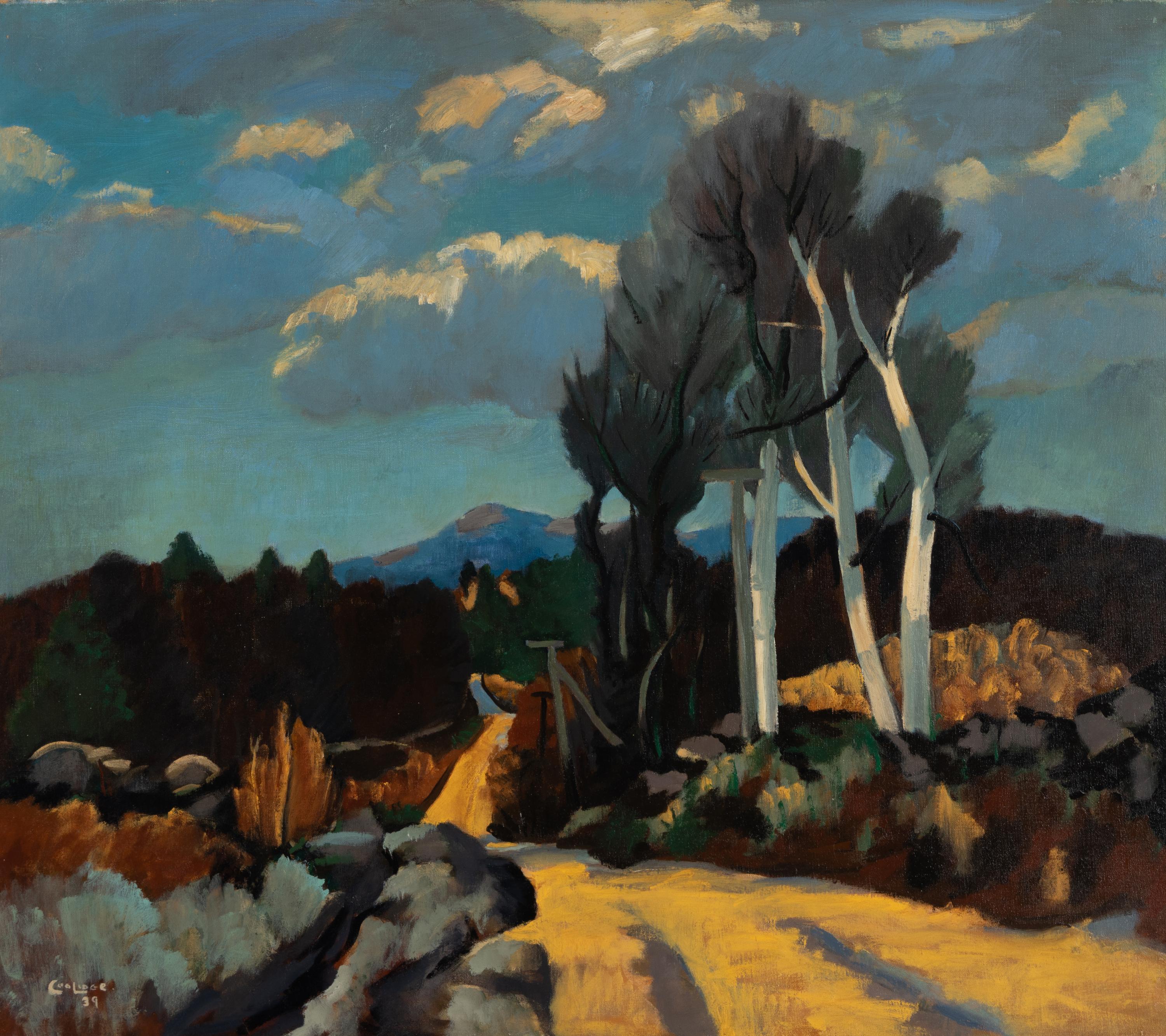 Mountfort Coolidge (American, 1888-1954) — Road to the Mountain , 1939