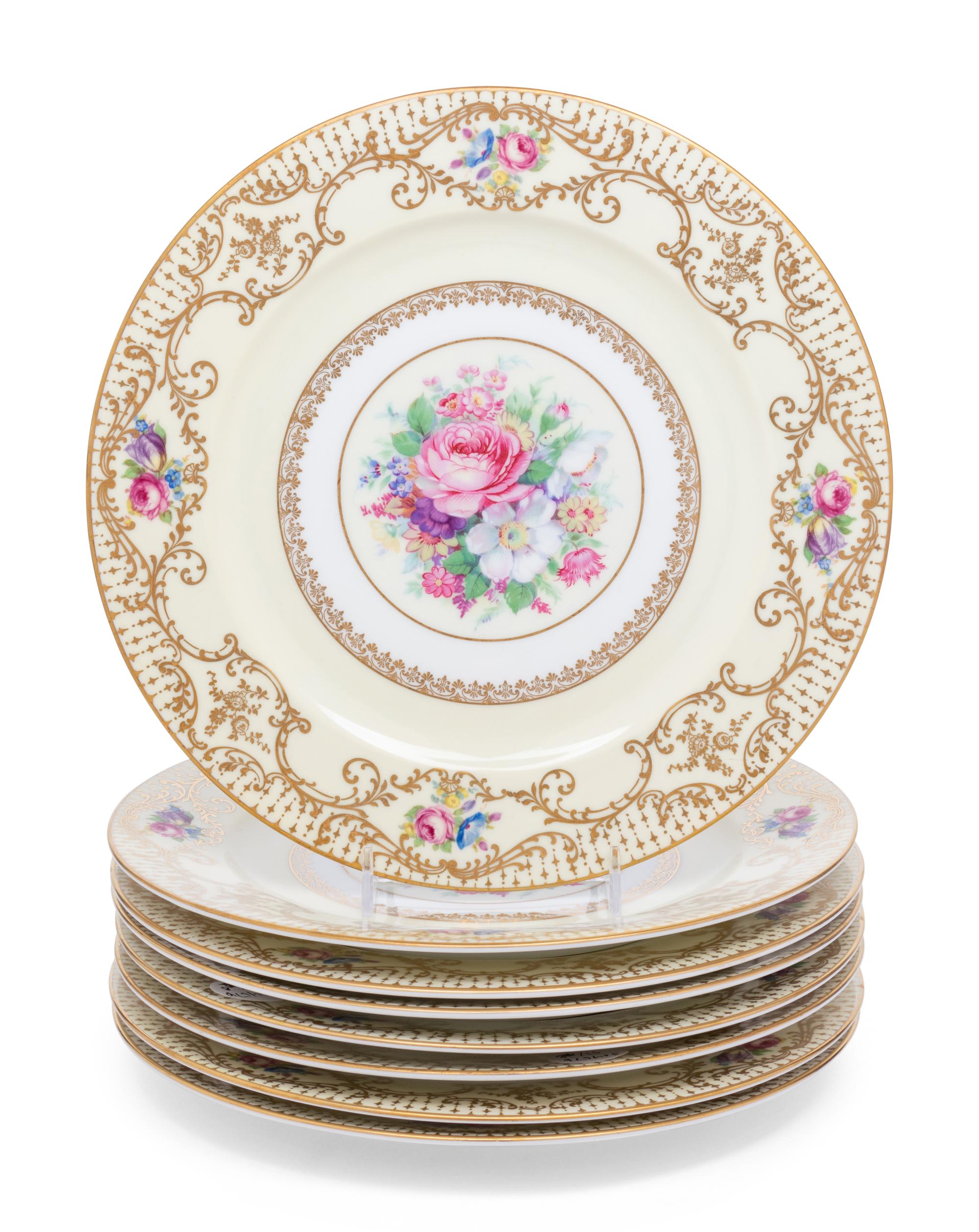 A Set of Eight Rosenthal Porcelain Chargers