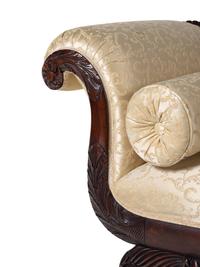 An American Classical Style Carved Sofa