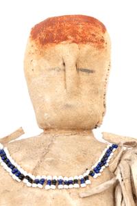 Apache Beaded Hide Doll