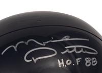 An Large Group of Mike Ditka Signed Autograph Items Featuring a Full Size Helmet, Framed Jersey and HOF Pennant