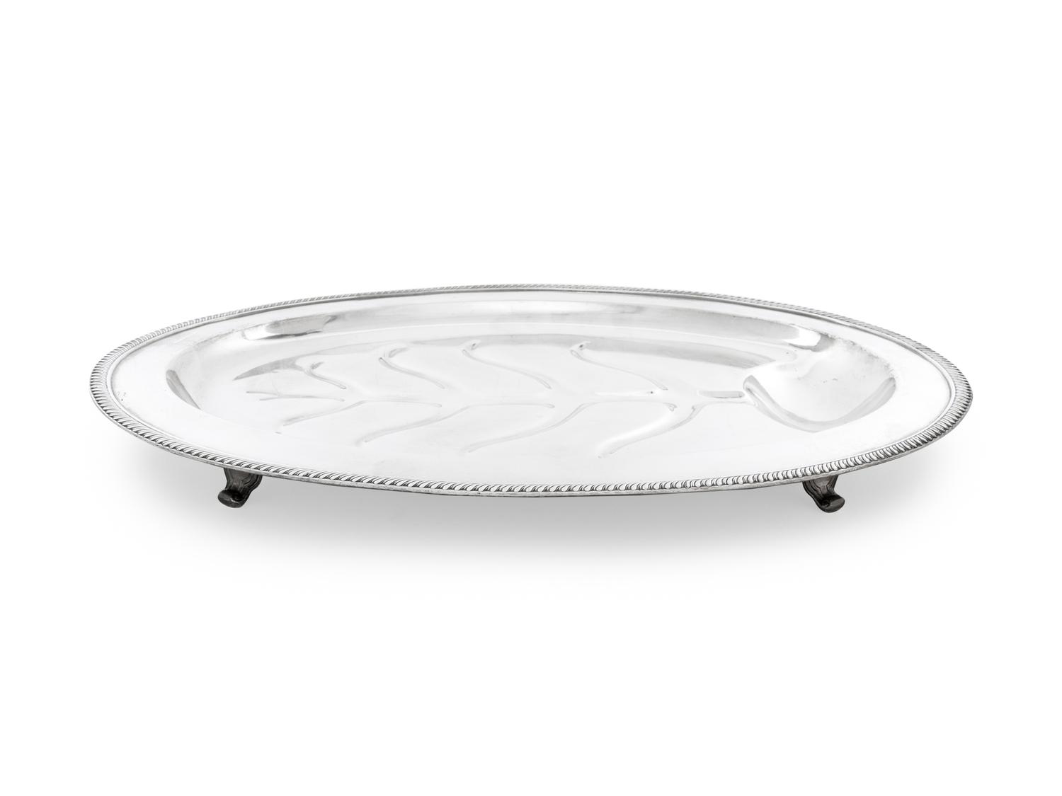 An American Silver Well-and-Tree Platter