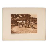 Edward Curtis (American, 1868-1952) — Photogravures Documenting Camp Scenes, Ceremonies, and Other Happenings Lot of 21