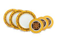 A Set of Versace Barocco Porcelain Plates