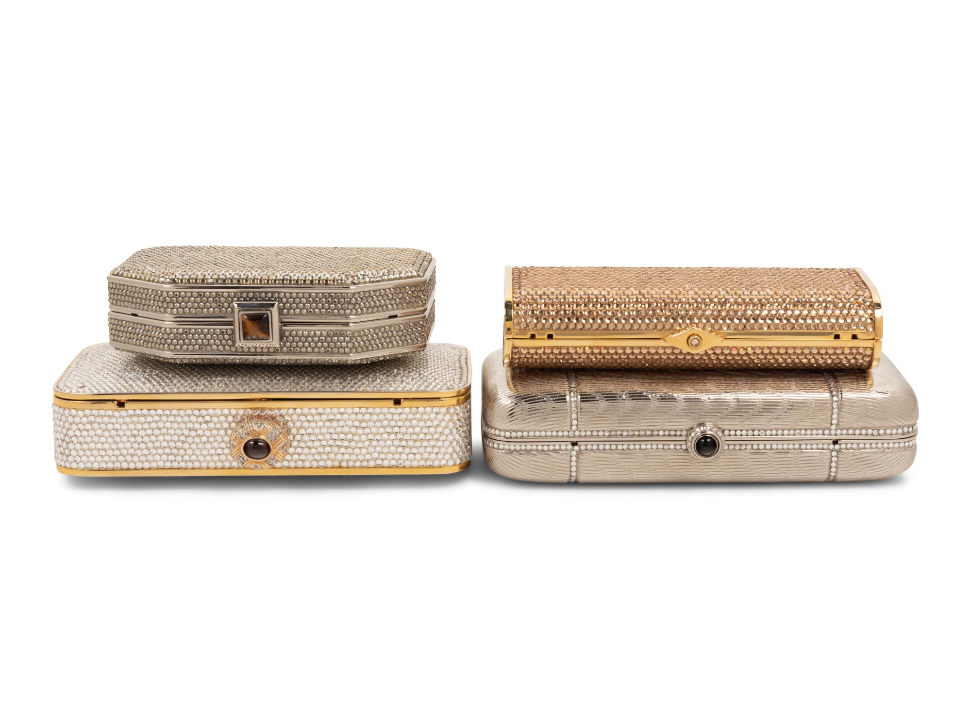 Four Judith Leiber Minaudière Bags