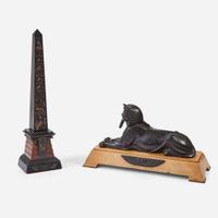 Two Egyptian Revival Sculptures late 19th century