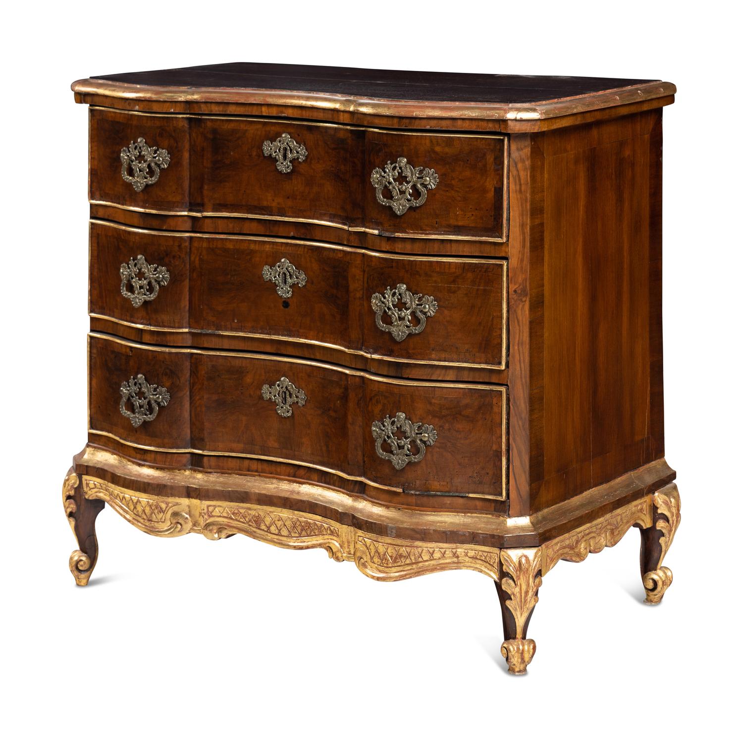 A North European Walnut Commode