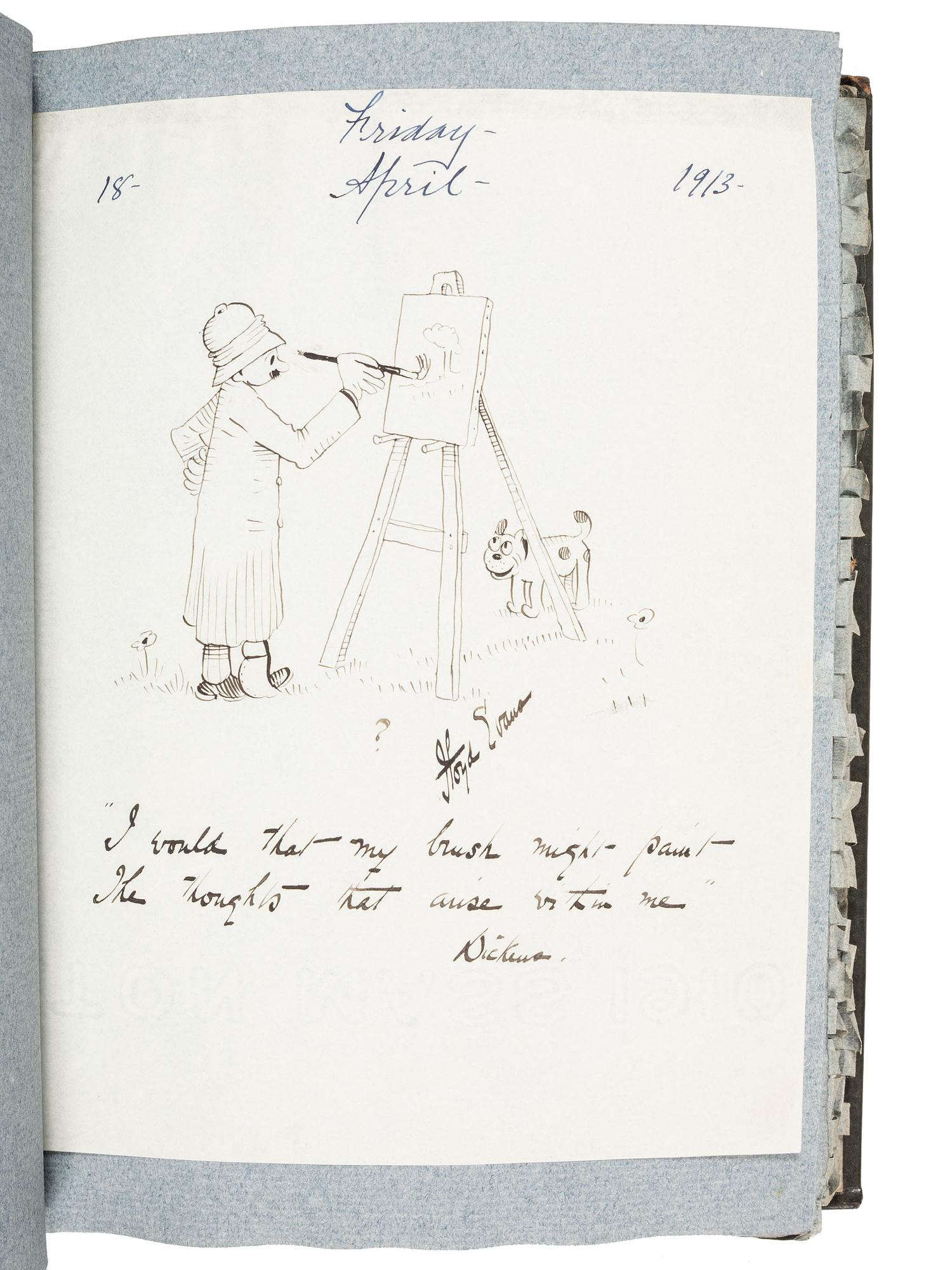 [AMERICANA]. Two albums identified to Edward Burgess Butler (1853-1928), businessman and artist, including tipped in photographs, letters, and autographs associated with Butler.