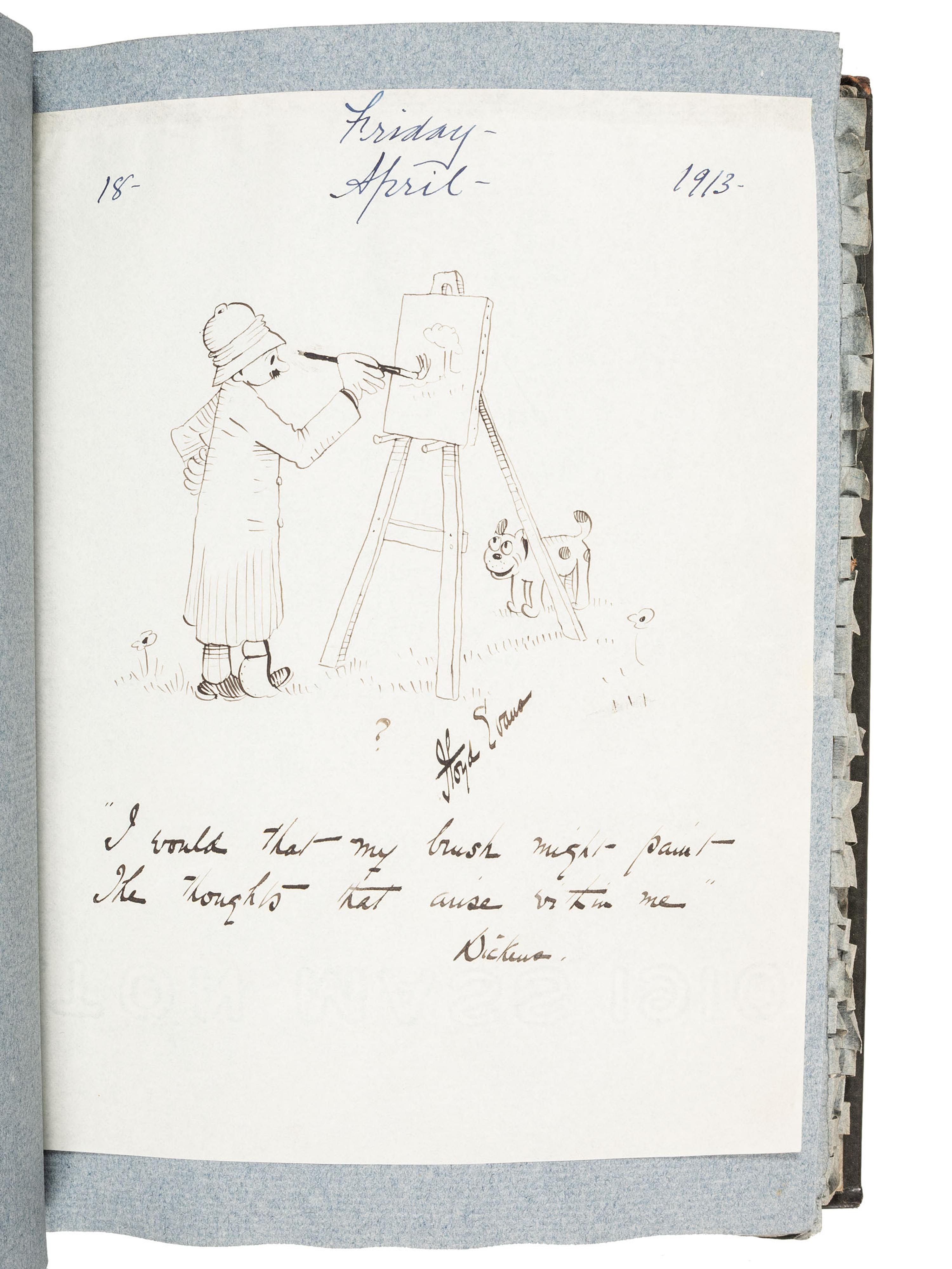 [AMERICANA]. Two albums identified to Edward Burgess Butler (1853-1928), businessman and artist, including tipped in photographs, letters, and autographs associated with Butler.