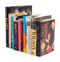 (Celebrity Books) A group of autographed books, comprising: