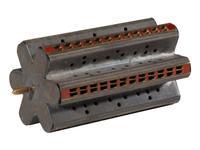 [MUSIC]. A paddle wheel harmonica.