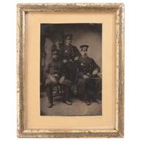 [Early Photography]. Group of 10 occupational subjects depicted in tintypes, ambrotypes, and CDVs, including police