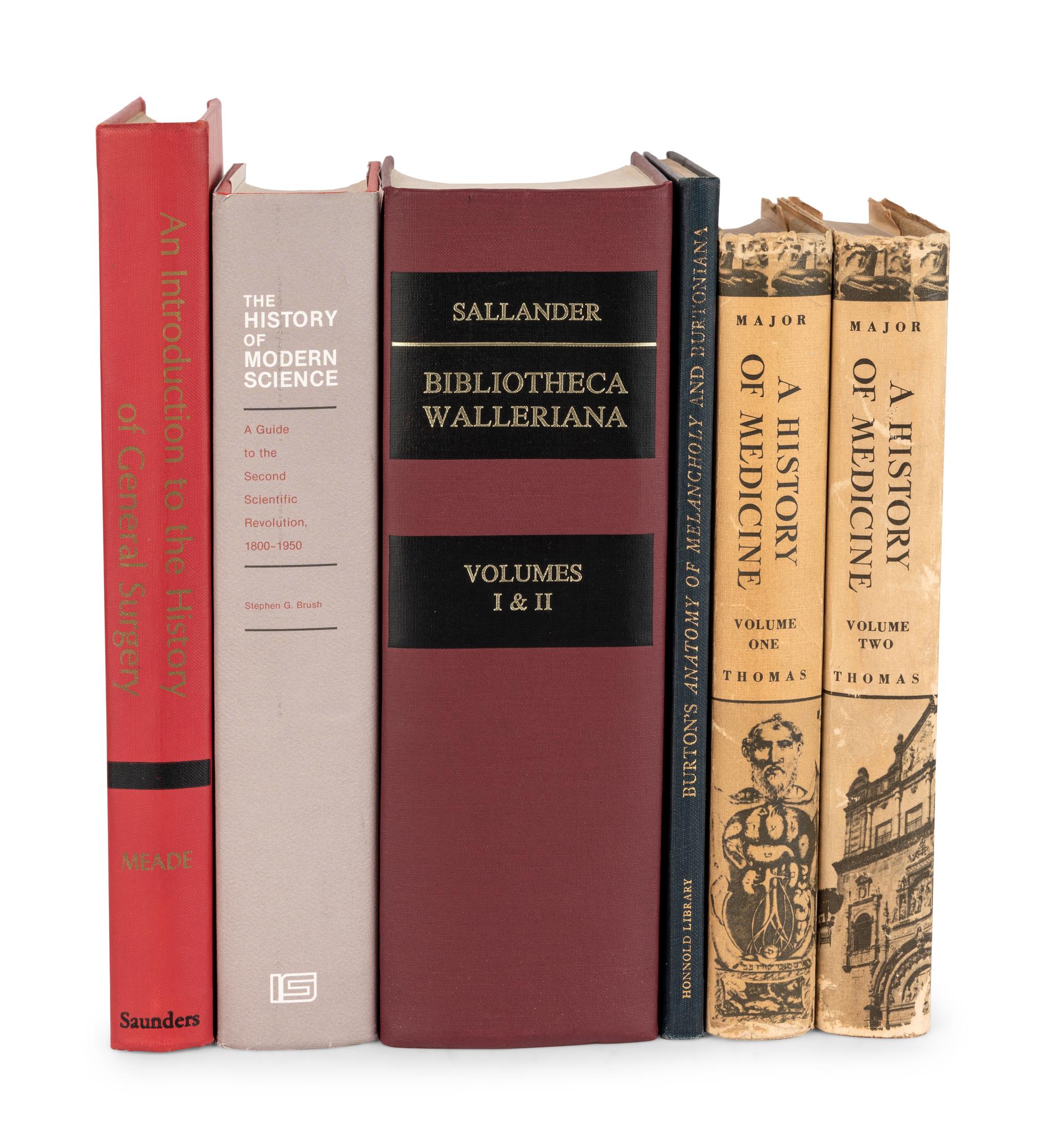 [BIBLIOGRAPHY] -- [MEDICINE]. A group of 7 works, comprising: