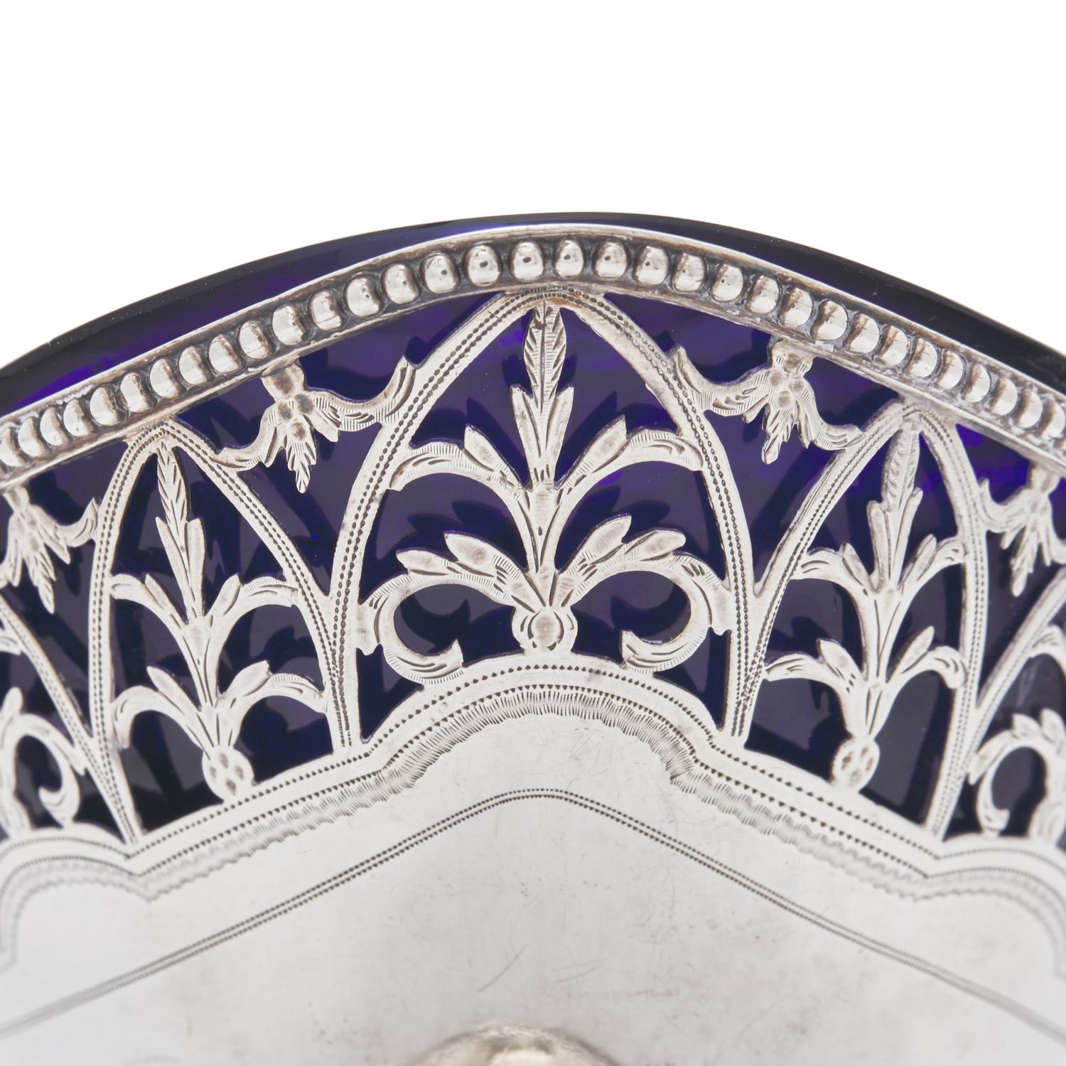 A George III Pierced Silver Sugar Basket