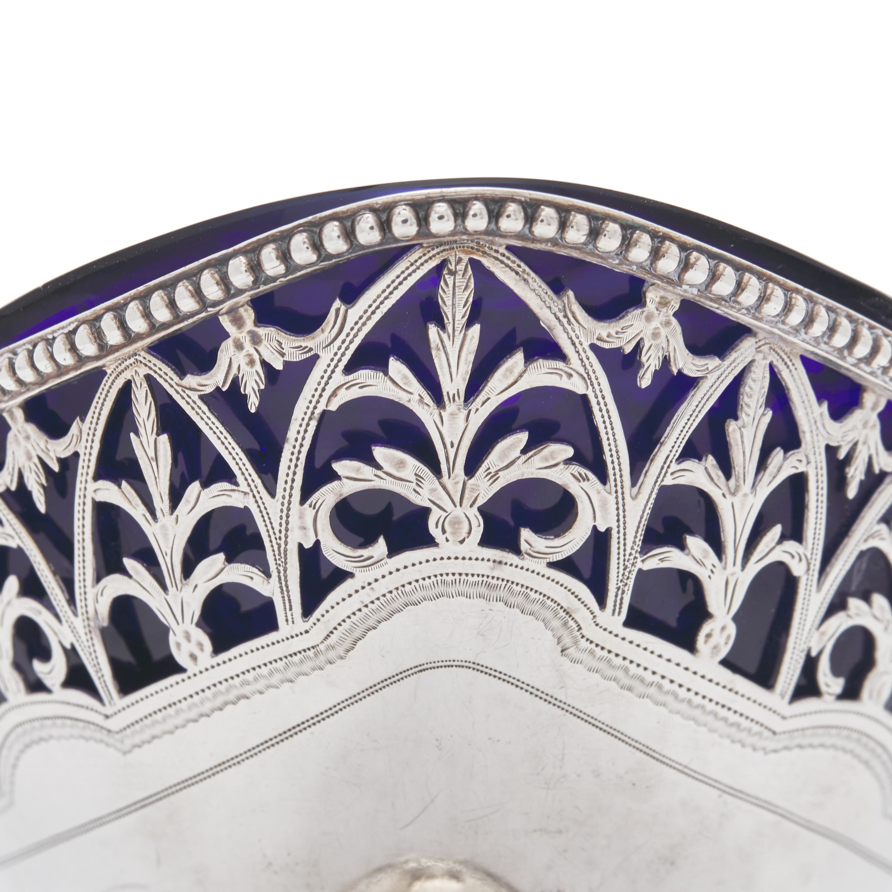A George III Pierced Silver Sugar Basket