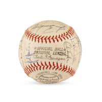 A 1970 St. Louis Cardinals Team Signed Autograph Baseball (Beckett Authentication Services)