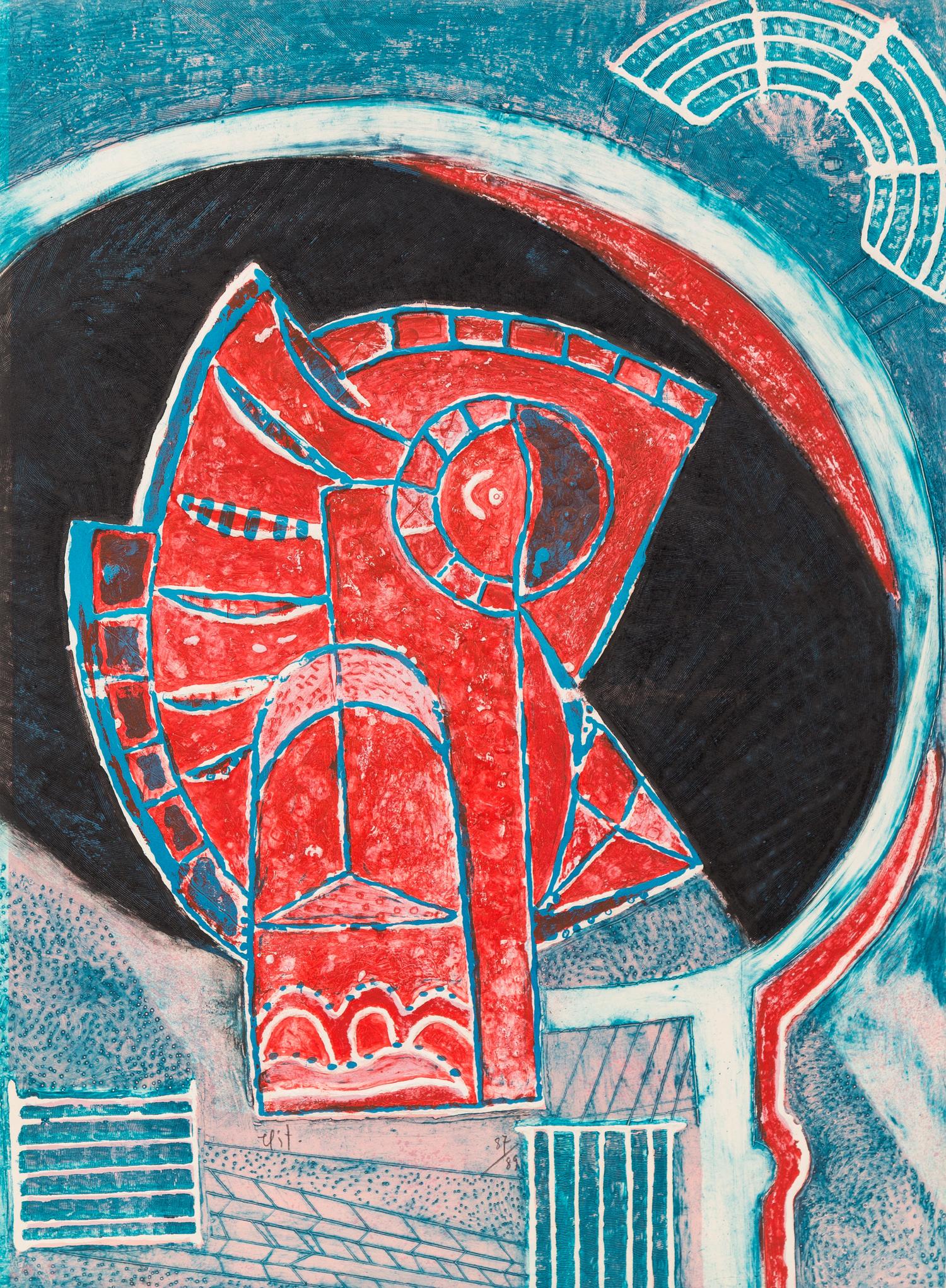 Rodolfo Nieto, (Mexican, 1936-1988), Untitled (a pair of works)