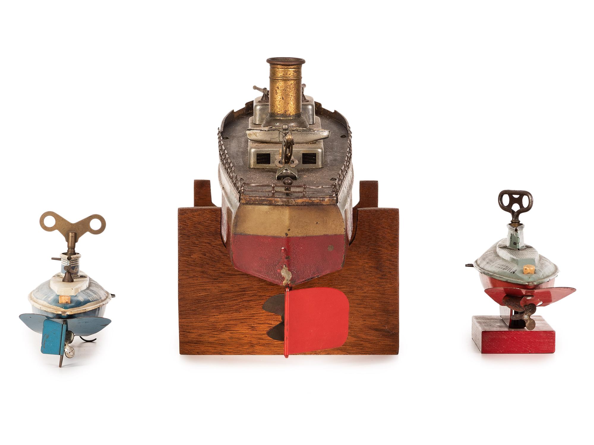 An Orkin 'Revenue Cutter' Painted Metal Steam Ship