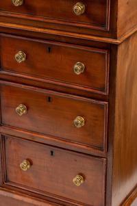 A Victorian Mahogany Pedestal Desk