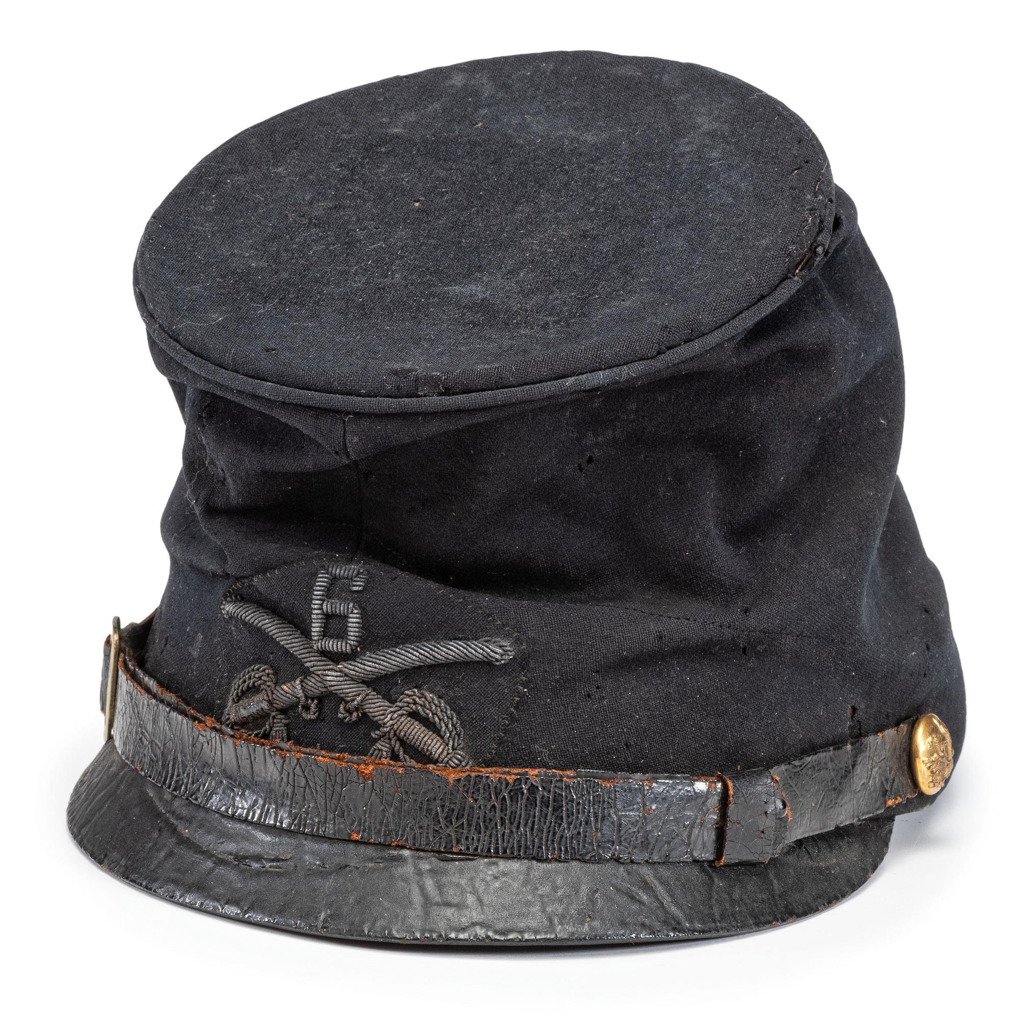 Cavalry officer’s McDowell style forage cap.