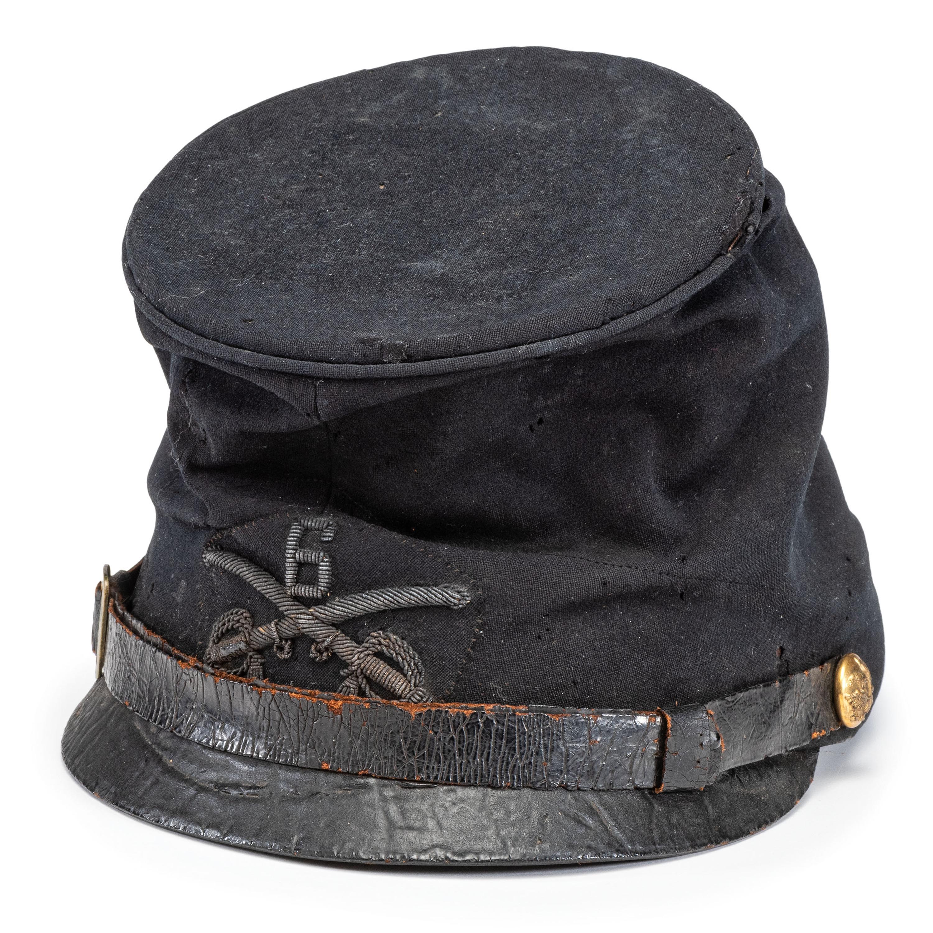 Cavalry officer’s McDowell style forage cap.