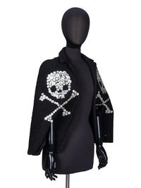 LIBERTINE, SKULL-EMBELLISHED CAPELET